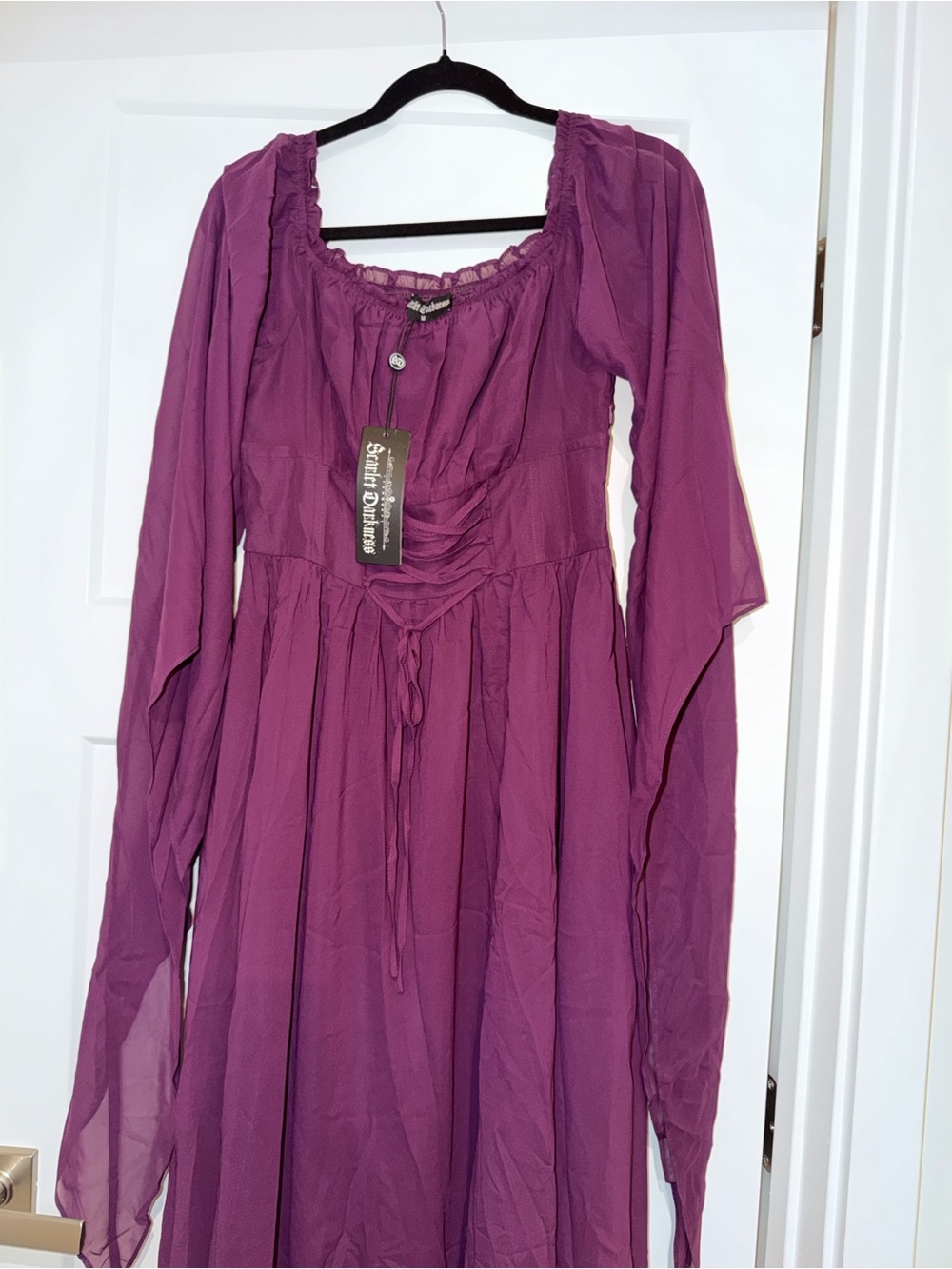 Vintage inspired Scarlet Darkness dress